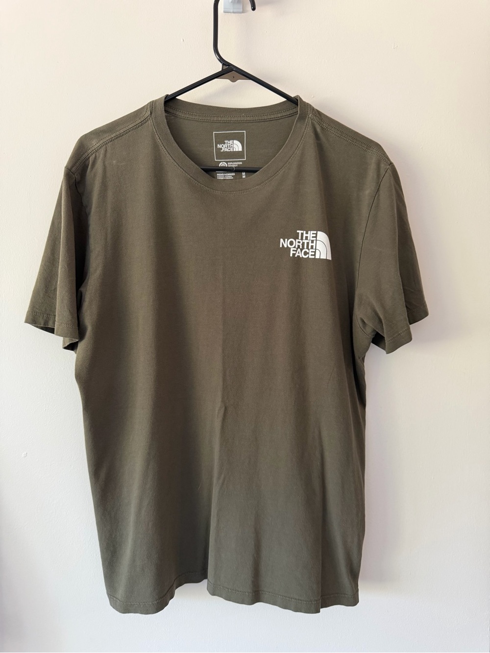 The North Face Olive Green Short Sleeve Logo Tee